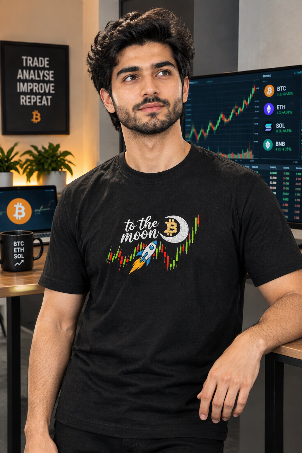 Bitcoin “To The Moon” T-Shirt
