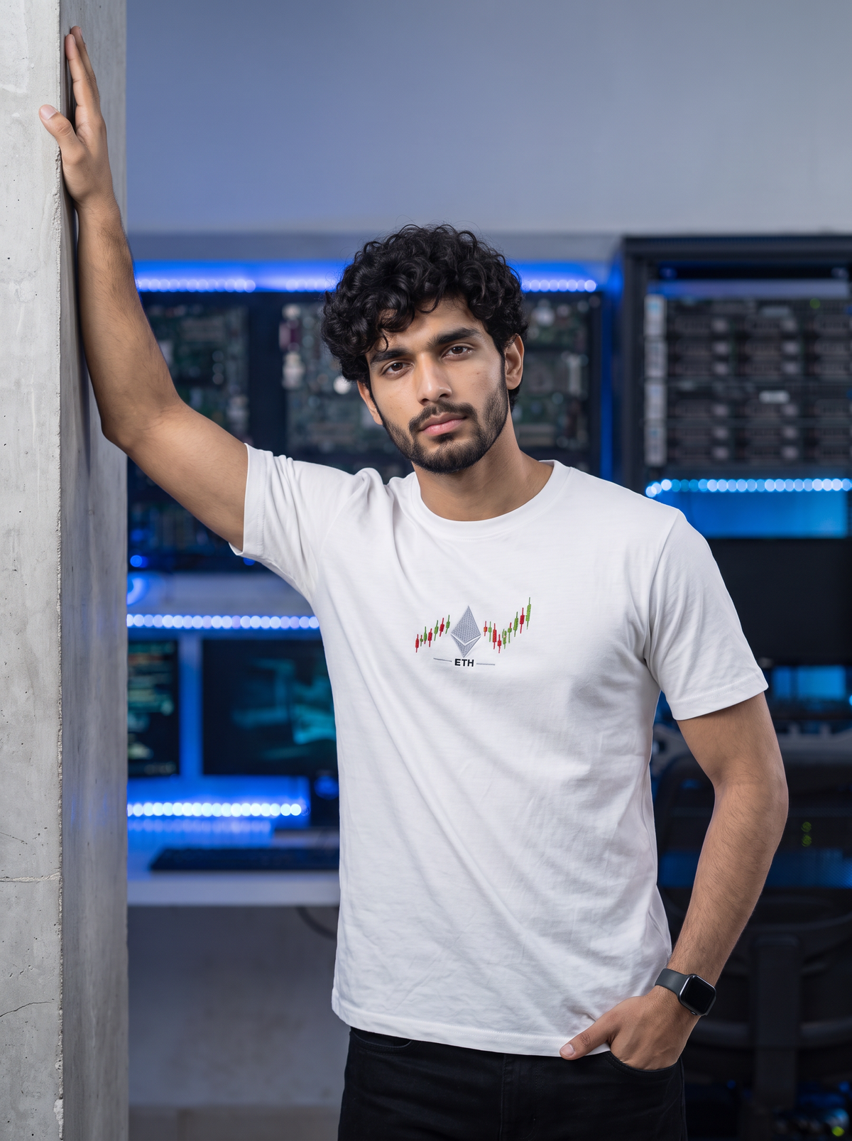 Ethereum Embroidery T-Shirt