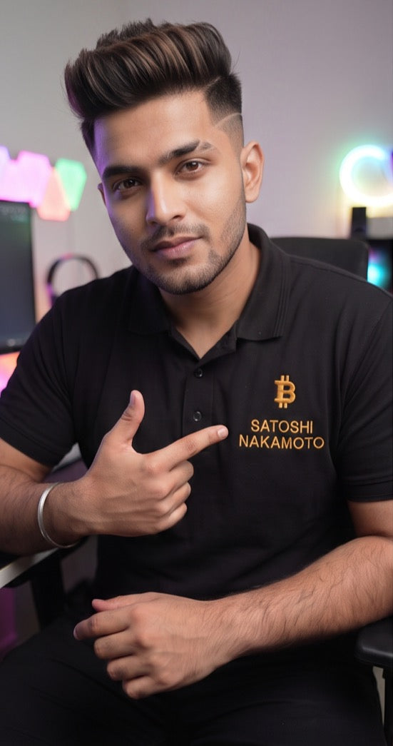 ₿ + Satoshi Nakamoto Polo
