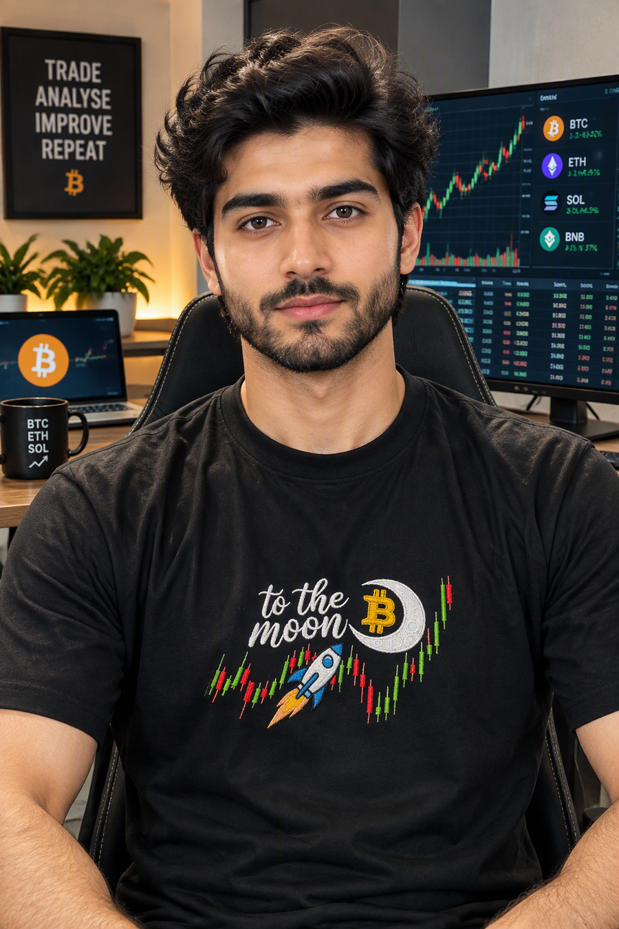 Bitcoin “To The Moon” T-Shirt