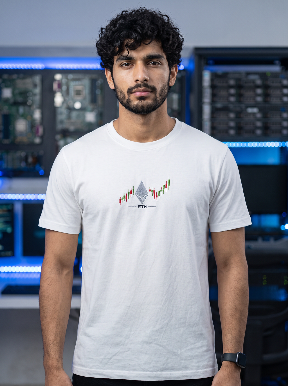 Ethereum Embroidery T-Shirt