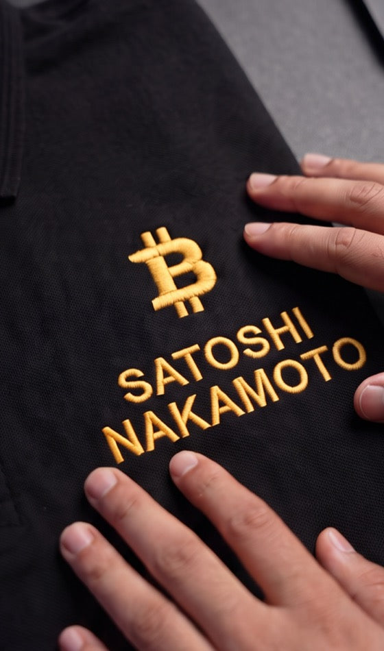 ₿ + Satoshi Nakamoto Polo