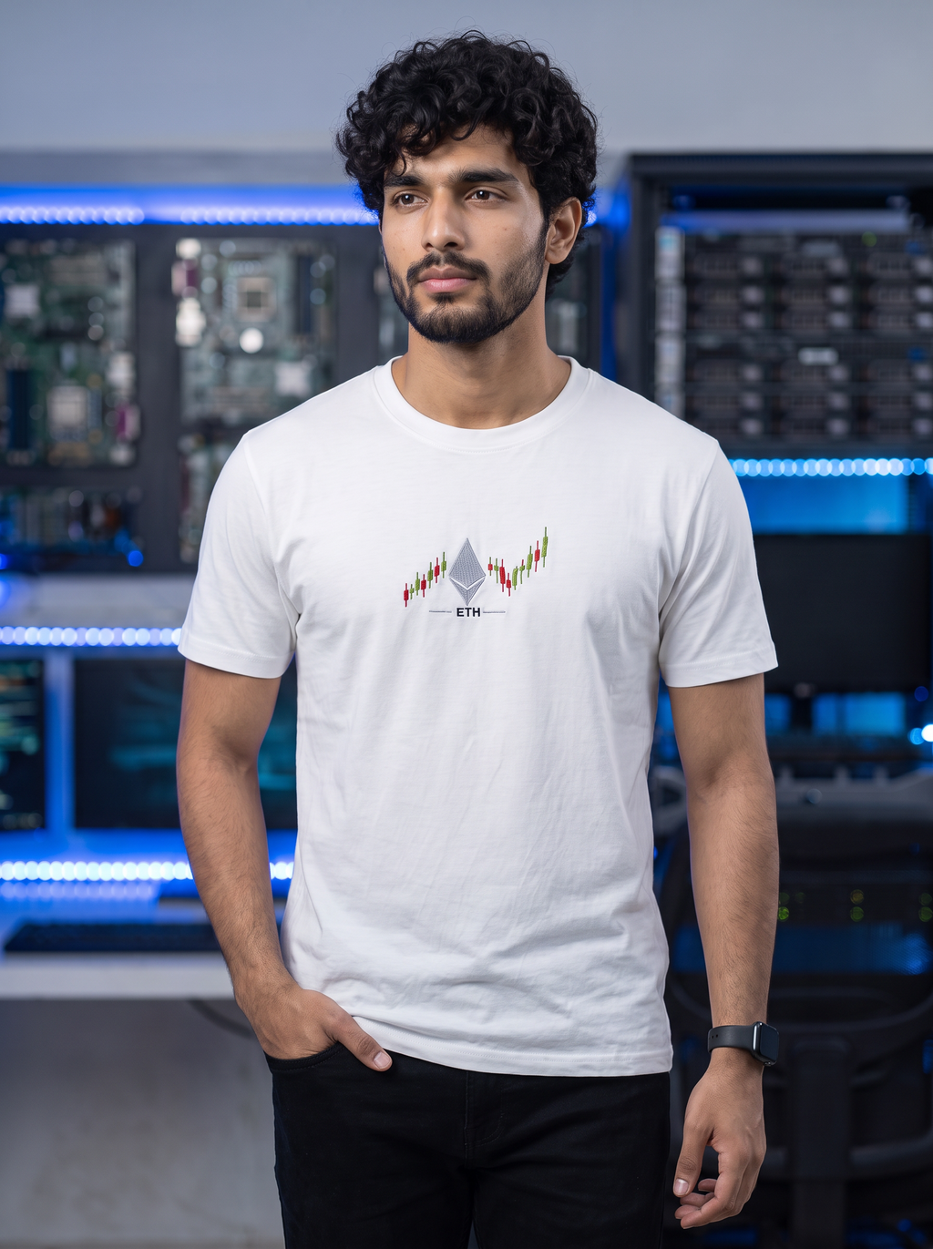 Ethereum Embroidery T-Shirt