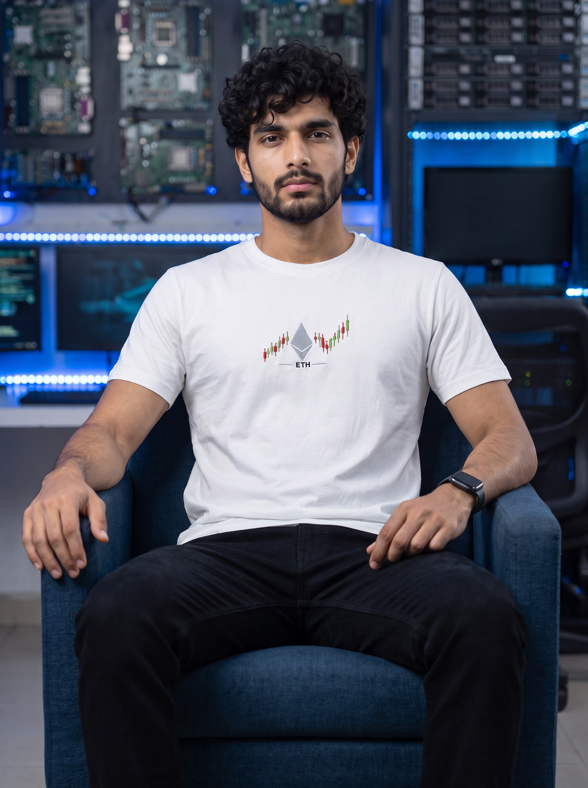 Ethereum Embroidery T-Shirt