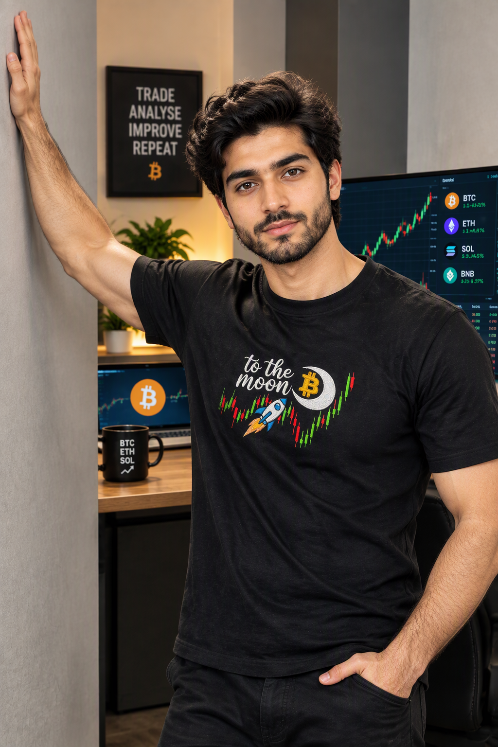 Bitcoin “To The Moon” T-Shirt