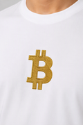 Classic Gold Bitcoin Graphic T-Shirt