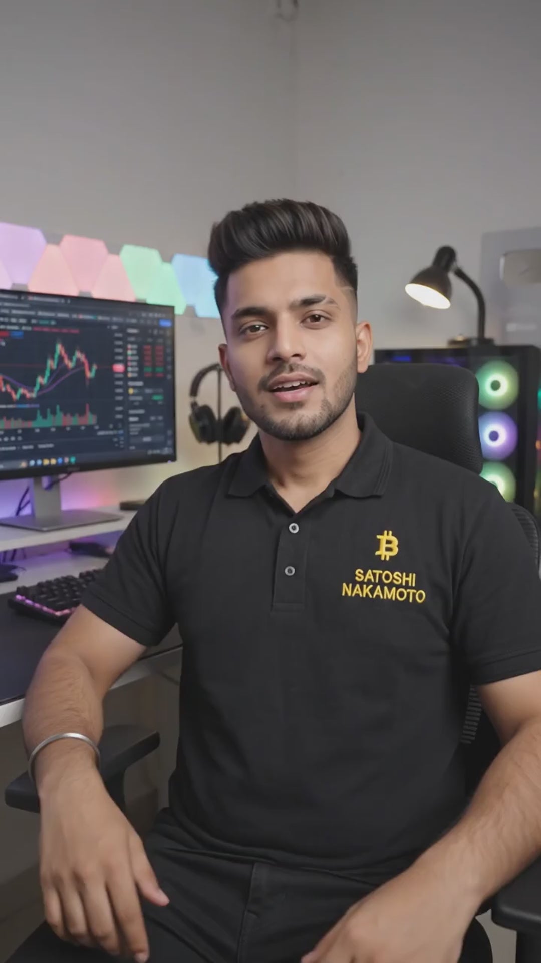 ₿ + Satoshi Nakamoto Polo